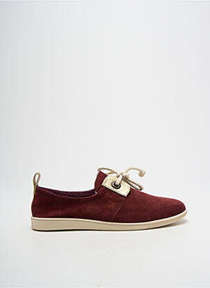 Baskets nubuck talon plat jusqu'à 3cm violet ARMISTICE femme