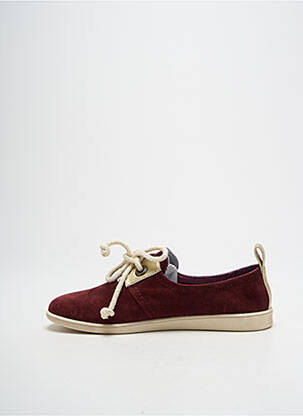 Baskets nubuck talon plat jusqu'à 3cm violet ARMISTICE femme