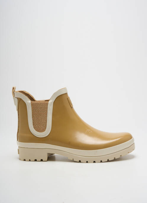 Bottines/boots matière lisse talon plat jusqu'à 3cm beige ARMISTICE femme