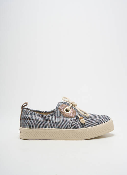 Baskets bout rond talon plat jusqu'à 3cm noir ARMISTICE femme