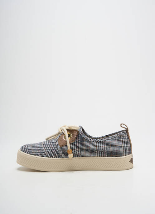 Baskets bout rond talon plat jusqu'à 3cm noir ARMISTICE femme
