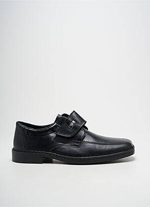 Derbies bout carré talon bas noir RIEKER homme