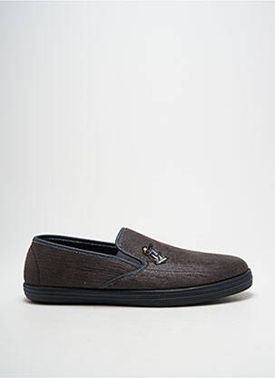Chaussons/pantoufles bout rond bout rond gris OUF! homme
