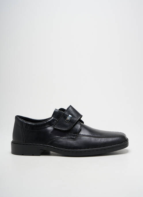 Derbies bout carré talon bas noir RIEKER homme