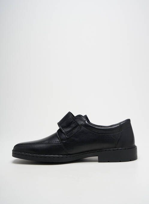 Derbies bout carré talon bas noir RIEKER homme