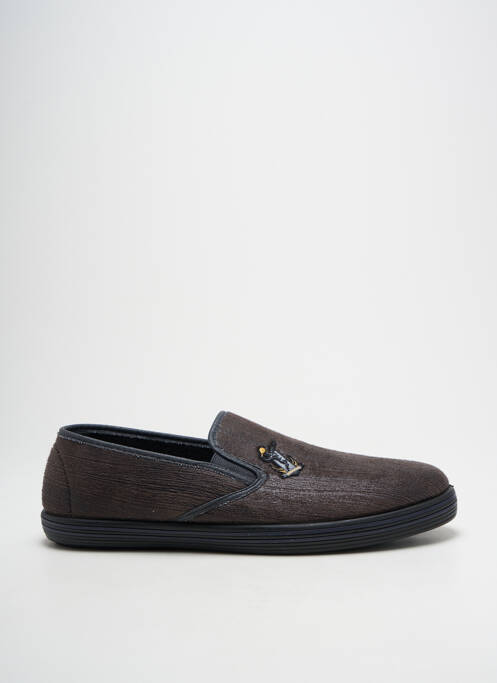 Chaussons/pantoufles bout rond bout rond gris OUF! homme