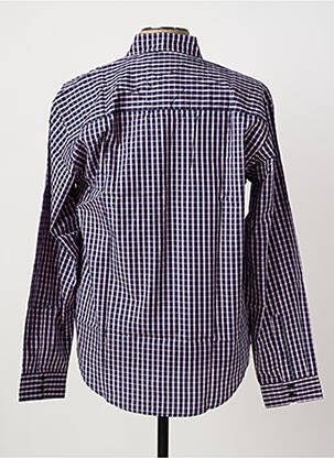 Chemise manches longues poches rose QUINZE & TREIZE homme