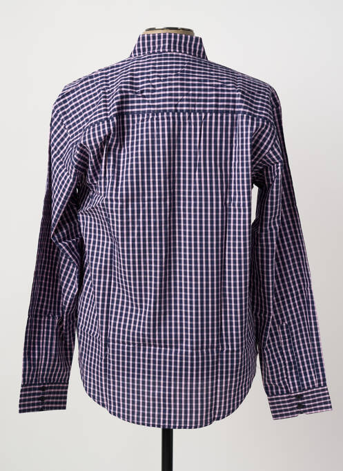 Chemise manches longues coupe droite rose QUINZE & TREIZE homme