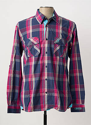 Chemise manches longues bleu COMPTOIR DU RUGBY homme