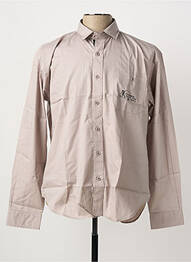 Chemise manches longues poches marron COMPAGNIE DU SUD OUEST BY 15 & 13 homme