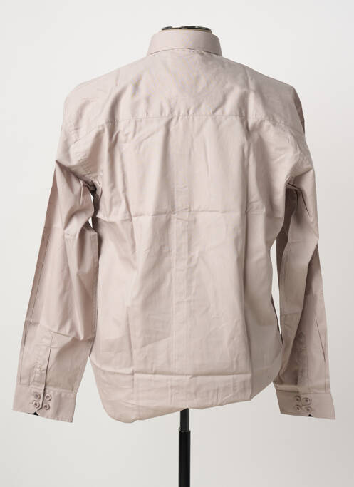 Chemise manches longues marron COMPAGNIE DU SUD OUEST BY 15 & 13 homme