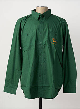 Chemise manches longues poches vert SA RUGBY homme
