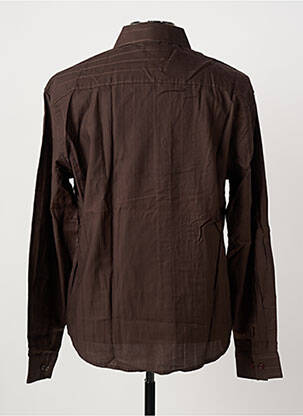 Chemise manches longues coupe cintrée marron COMPTOIR DU RUGBY homme