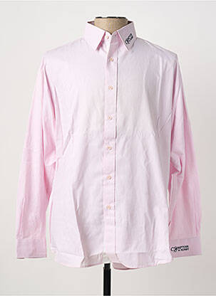 Chemise manches longues coupe cintrée rose COMPTOIR DU RUGBY homme