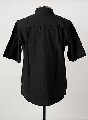 Chemise manches courtes poches noir CLOUD'S homme