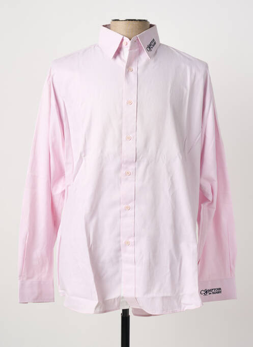 Chemise manches longues rose COMPTOIR DU RUGBY homme