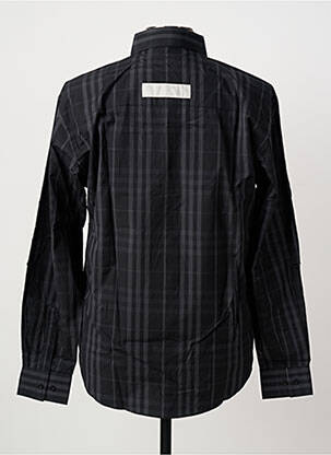 Chemise manches longues coupe cintrée noir HAKA DANCE homme