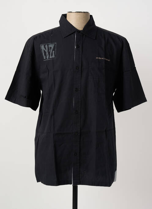 Chemise manches courtes poches noir HAKA DANCE homme