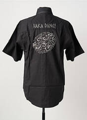 Chemise manches courtes noir HAKA DANCE homme seconde vue
