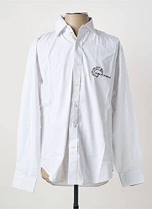 Chemise manches longues coupe cintrée blanc THE HAKADANCE homme