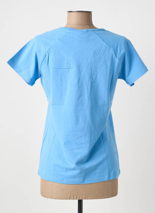 T-shirt stretch manches courtes bleu ERIC TABARLY femme