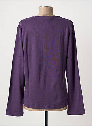 T-shirt manches longues manches longues violet CLOUD'S femme