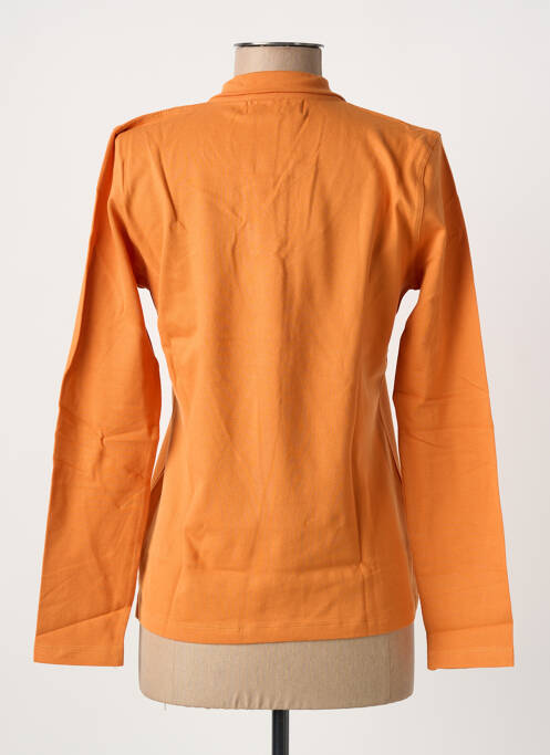 Polo manches longues manches longues jaune CLOUD'S femme