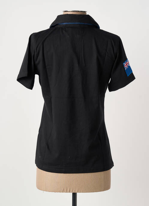 Polo noir HAKA DANCE femme