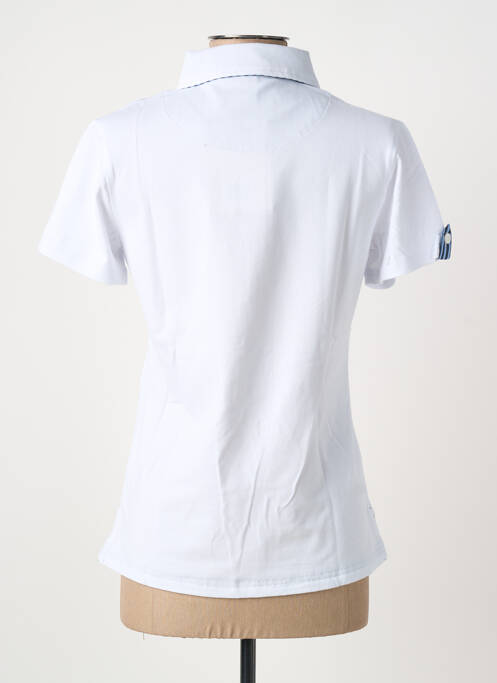 Polo blanc ERIC TABARLY femme