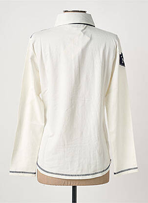 Polo broderie manches longues beige COMPTOIR DU RUGBY femme