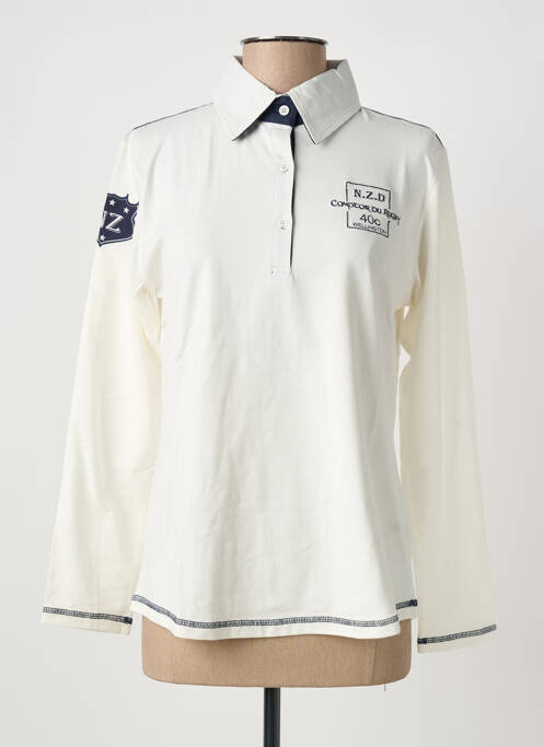 Polo manches longues manches longues beige COMPTOIR DU RUGBY femme