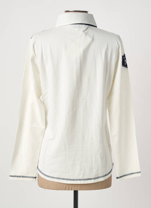 Polo manches longues manches longues beige COMPTOIR DU RUGBY femme