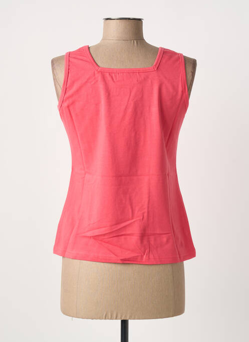 Débardeur stretch sans manche rose CLOUD'S femme