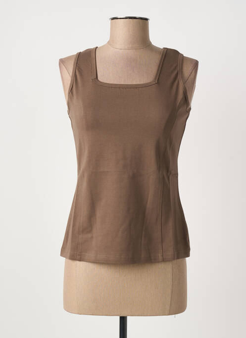 Débardeur marron CLOUD'S femme