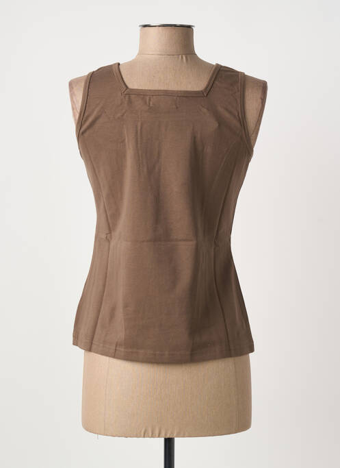 Débardeur marron CLOUD'S femme