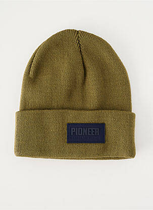 Bonnet stretch vert PIONEER homme
