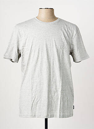T-shirt coupe droite manches courtes gris PIONEER homme