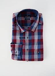 Chemise manches longues coupe droite bleu JUPITER homme