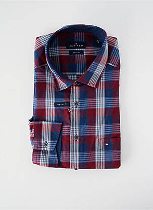 Chemise manches longues coupe droite bleu JUPITER homme