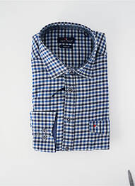 Chemise manches longues coupe droite bleu JUPITER homme