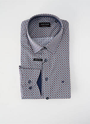 Chemise manches longues bleu JUPITER homme