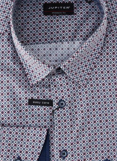 Chemise manches longues bleu JUPITER homme