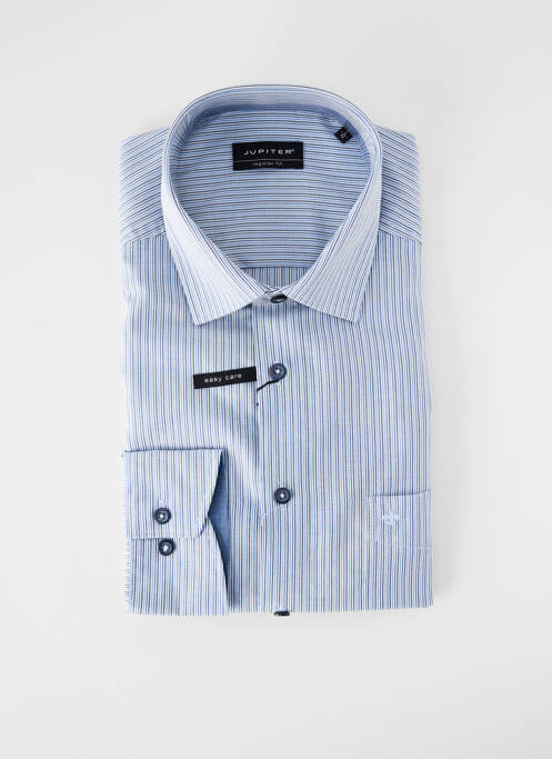 Chemise manches longues bleu JUPITER homme