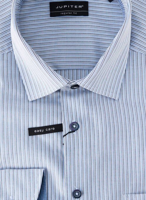 Chemise manches longues bleu JUPITER homme