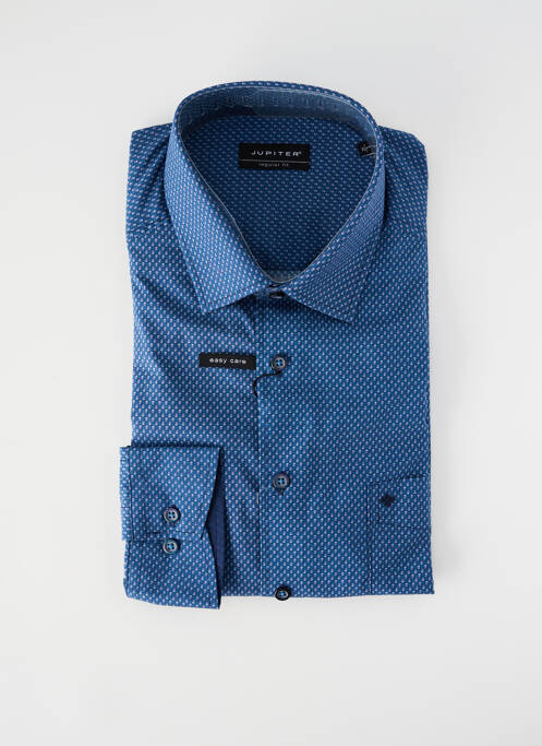 Chemise manches longues bleu JUPITER homme
