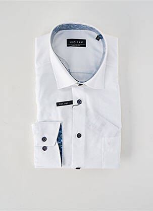 Chemise manches longues blanc JUPITER homme