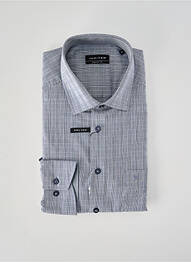 Chemise manches longues coupe droite gris JUPITER homme