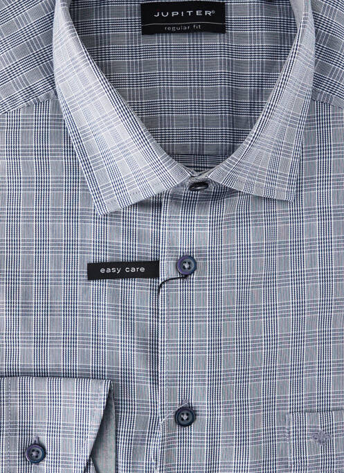 Chemise manches longues gris JUPITER homme