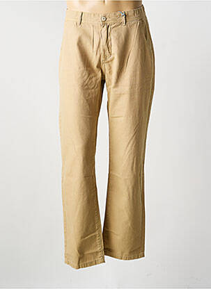 Pantalon chino tissage popeline taille normale beige PIONEER homme
