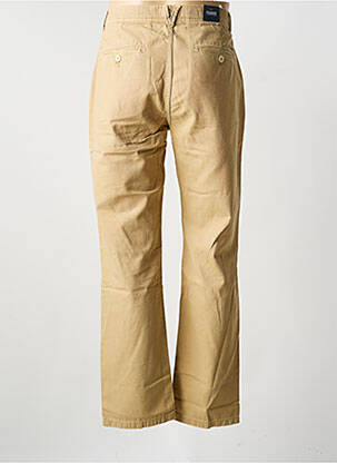 Pantalon chino tissage popeline taille normale beige PIONEER homme